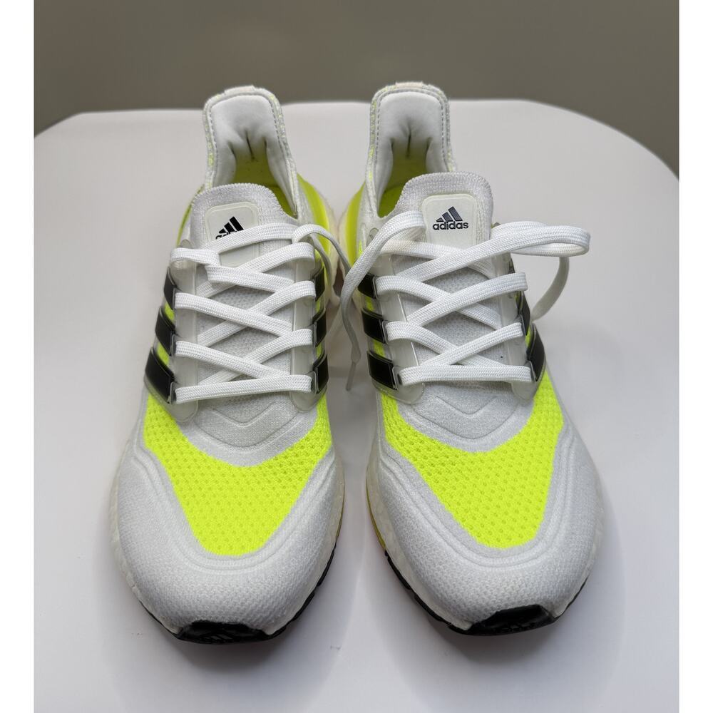 Adidas Womens Ultraboost 21 Solar Yellow US Size 7 1/2 FY0401 - Picture 3 of 14